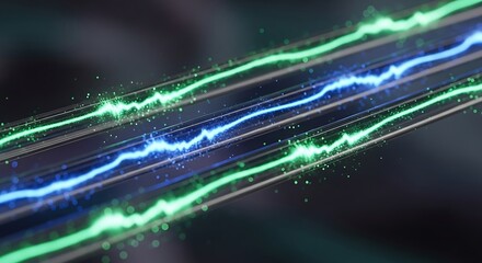 Digital data stream flowing in transparent pipes