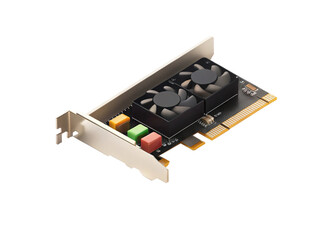 Capture card isolated on suitable background