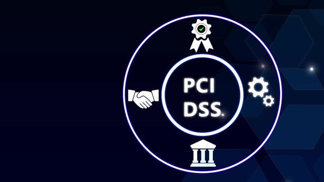 PCI DSS Payment Card Industry Data Security Standard concept, set of security standards and regulations designed to ensure the secure handling of credit card and payment card data by organizations.