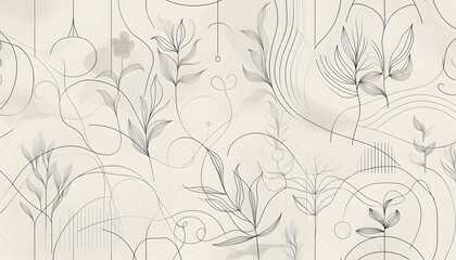 Obraz premium seamless floral background