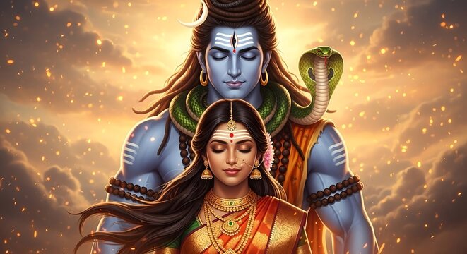 Shiva parvati hd wallpaper indian god hinduism mahadev shankar bholenath shiv shakti divine