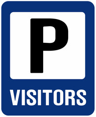 Sign meaning parking for visitors