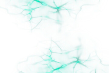 Abstract teal lines forming a network pattern isolated on transparent background