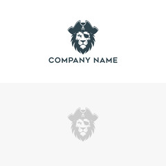 Lion Pirate Logo A Unique and Memorable Design for Your Brand Identity