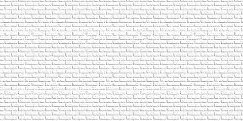 White brick background texture. White brick pattern and white background wall brick.	