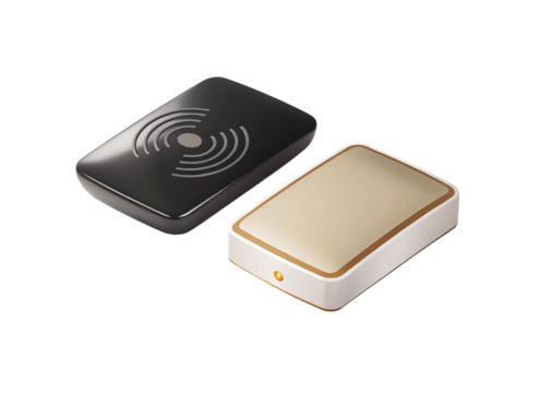 RFID reader isolated on suitable background 2