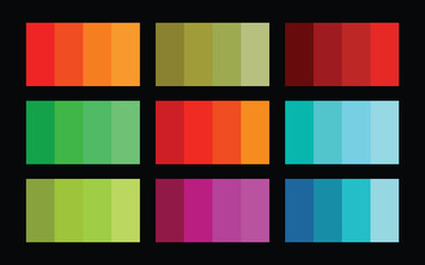 multi color swatch book sample