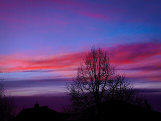 Herbstd&auml;mmerung in der Uckermark