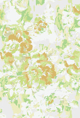 Romantic floral print with wildflowers sketch. Seamless pattern, gentle botanical background with various small flowers. Vector illustration.