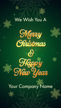 Christmas & New Year Wishes Social Post