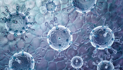Cryo-Electron Microscopy Visualization of Avian Flu Virus Interacting with Host Cell.