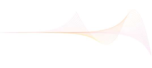 Abstract golden wave of small particles isolated on transparent background glittering stream of dots, array of shining points digital data visualization concept