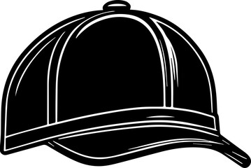 Classic hat silhouette in minimal design