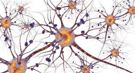 Abstract illustration of interconnected neurons and neural networks