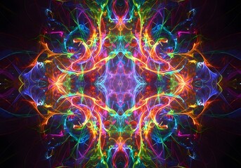 Cosmic Fractal Glow