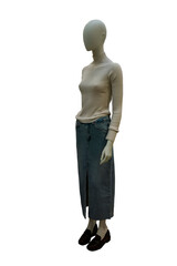 Full-length female mannequin