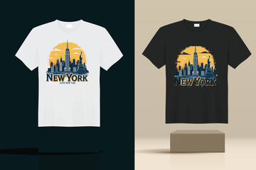 NEW YORK T-shirt creative design using adobe illustrator and your best choice...	