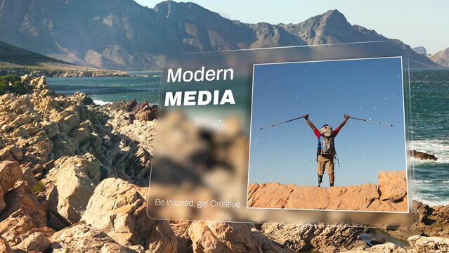 Frosted Glass Modern Slideshow