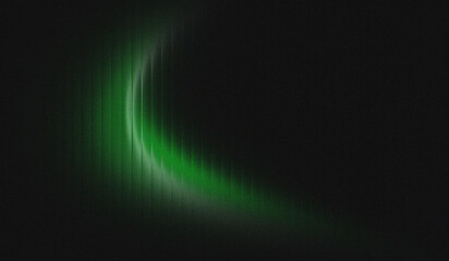 Mystical green light arc glows across a dark abstract background. Soft luminous gradients create a futuristic atmosphere. Perfect for modern design, tech themes, and creative visuals.