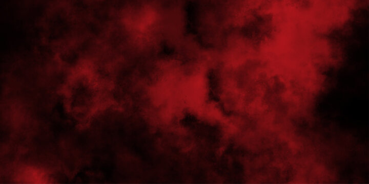 Red steam on a black background. Abstract black and red fantasy watercolor background abstract fire flame grunge texture background . mysterious flowing digital particles of red clouds grunge .