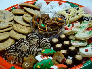 christmas cookies and candy
