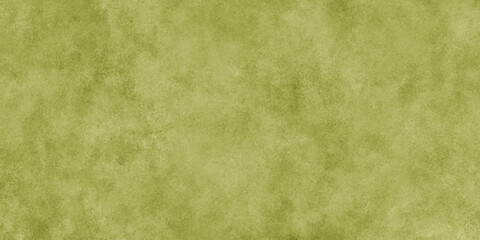 Abstract Elegant dark lemon green background with mottled vintage texture in old fancy background design, texture of colored parchment paper.	