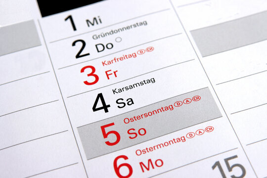 Das Osterfest - von Gr&uuml;ndonnerstag bis Ostermontag