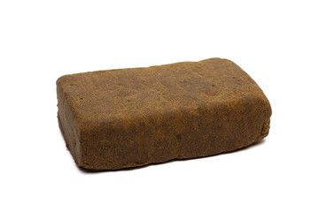 Hashish bock isolated on white background