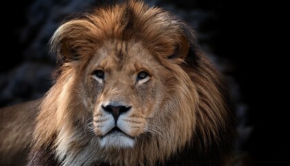 Naklejka premium Head Of A Lion