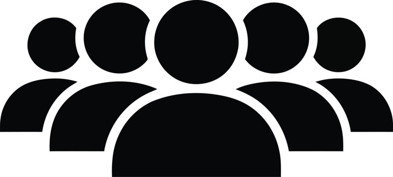 Group of people icon vector illustration. team, community, user profile symbol.