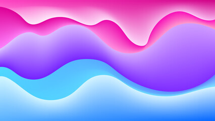 ABSTRACT BACKGROUND WITH HANDDRAWN ORAGNIC SHAPES ELEGANT GRADIENT MESH PURPLE PINK BLUE SMOOTH COLOR DESIGN VECTOR TEMPLATE GOOD FOR MODERN WEBSITE, WALLPAPER, COVER DESIGN 