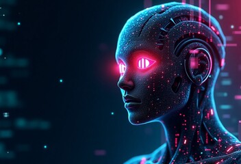 Neon Sentience The Awakening of a Digital Mind