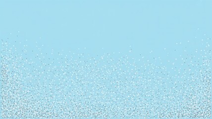 Obraz premium Soft Winter Abstract Background with Shimmering Silver and White Glitter Texture on Pale Light Blue Surface for Festive Holiday Design