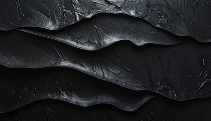 Dark textured surface with layered embossed details, minimal elegant visual