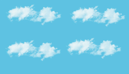 A Vibrant Blue Cloud Scene: Clouds, sky, day