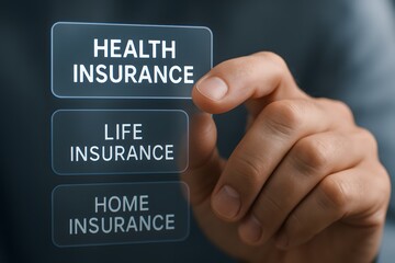 Concept of choosing the Health Insurance.