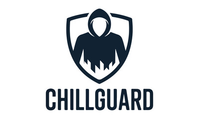 ChillGuard Shield Logo – Esports Badge Style Protective Emblem