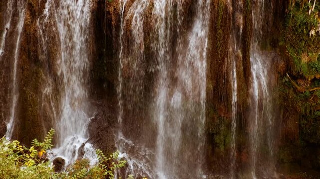 Spectacular Aniene Falls in Villa Gregoriana, Tivoli, Lazio, Rome, Italy
