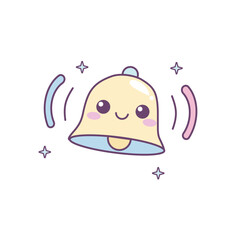 Pastel bell ringing, symbolizing alerts, notifications, countdowns, or last-minute deals—perfect for promo reminders, urgency signals, and marketing campaigns.