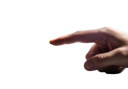Human thumb presses worn channel selector on vintage crt tv's wooden panel, glowing screen, transparent background, dramatic studio light. Nostalgic vintage tech concept
