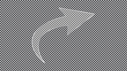 Liquid arrow vector frames set collection in arrow morphism style. Rectangular arrow vector illustration on isolated background. Transparent frame sign business concept.