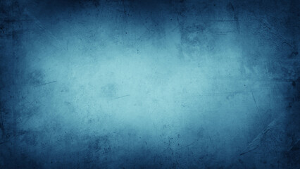 Obraz premium Blue textured concrete wall background