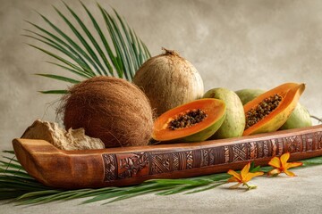 Samoa Independence Day Fruit Display