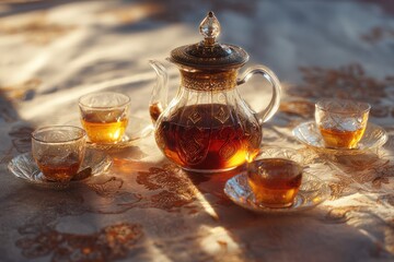 Azerbaijan Independence Day Tea Scene