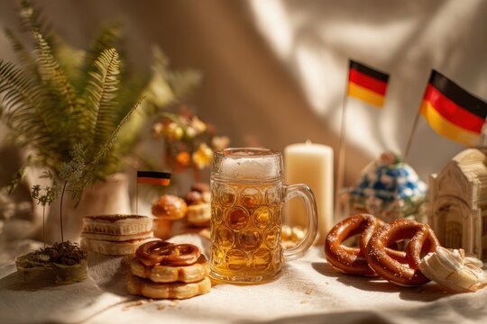 German Independence Day Cultural Still Life