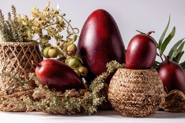 Artistic Malagasy Baobab Fruits Still Life