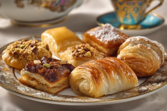 Romanian Independence Day Pastry Plate