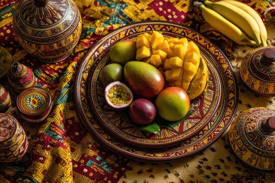 Tanzanian Independence Day Food Display