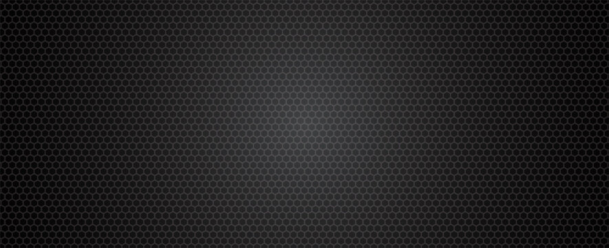 Black metal texture steel background. Perforated sheet metal. vector illustration