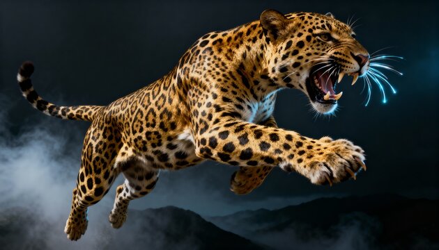 Leopard Jump Images – Browse 17,457 Stock Photos, Vectors, and